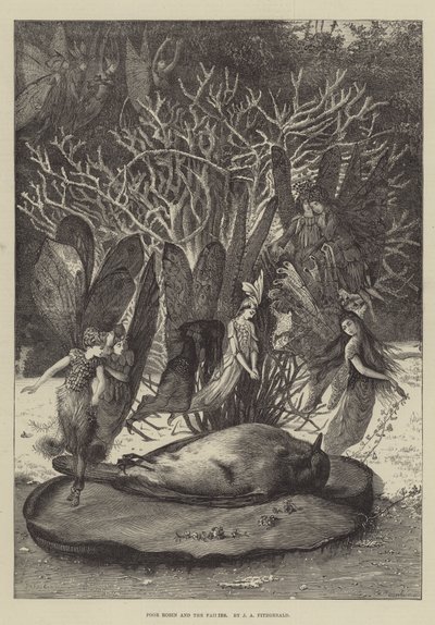 Poor Robin and the Fairies by John Anster Fitzgerald